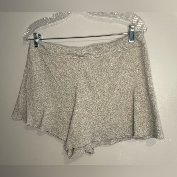 Aerie Women's Size Medium Gray Heathered Sweatpant Lounge Shorts Sleep Comfy - Picture 8 of 16